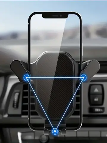 Car Phone Holder Car Air Vent Clip Mount Mobile Cell Stand Smartphone GPS Support For 4.7-6.7 Inch Mobile Devices