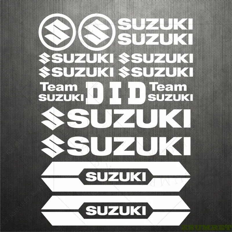 

Suzuki наклейки логотип мотоциклетный бак шлем эмблема наклейки