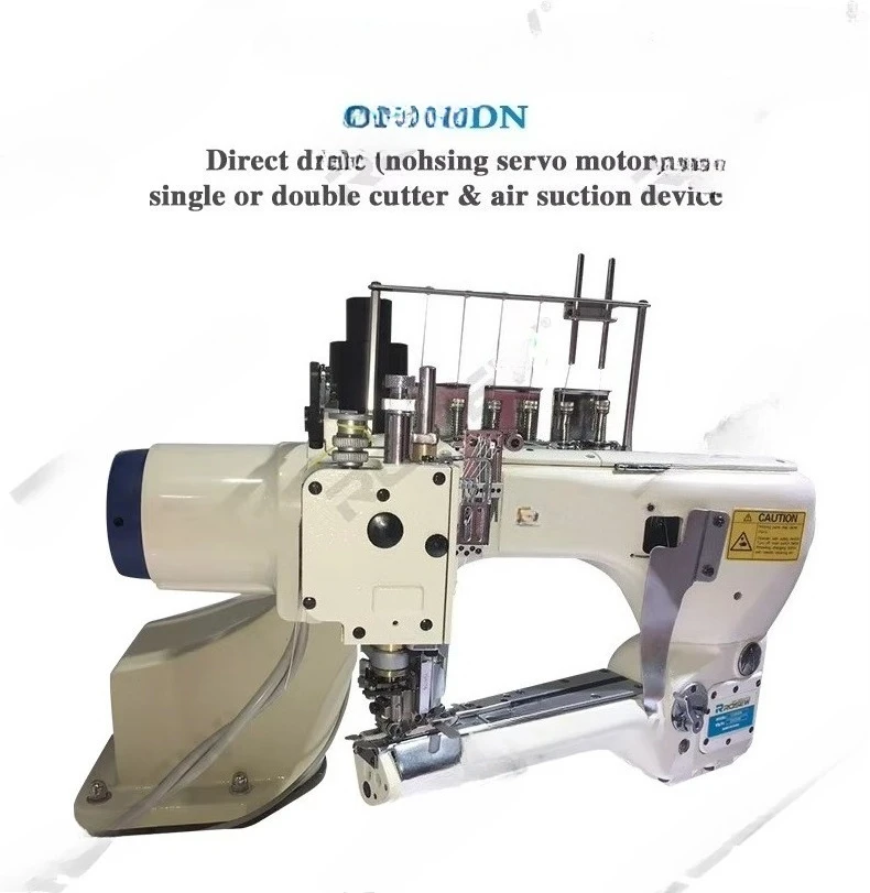 GC6200DN New Direct Drive  6 Thread Manual Chain Single-Double Cutter Flat Seam Industrial Apparel Sewing Machine Motor