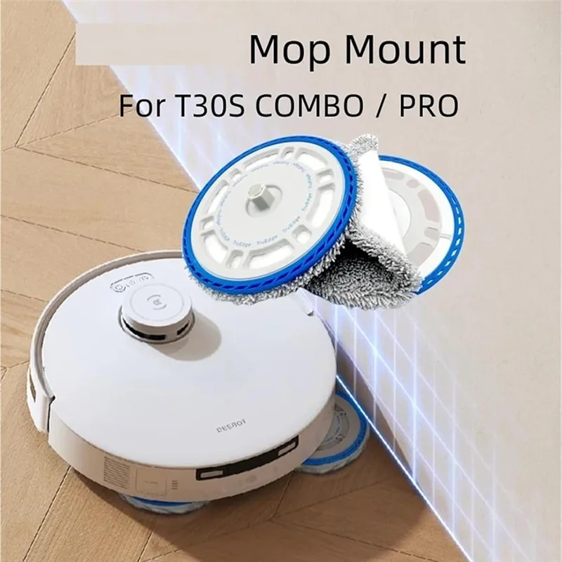 

A78E-4Pcs Mop Holder For Ecovacs T30S Pro Robot Vacuum Cleaner Accessory Spare Parts Vacuum Cleaner Accessories