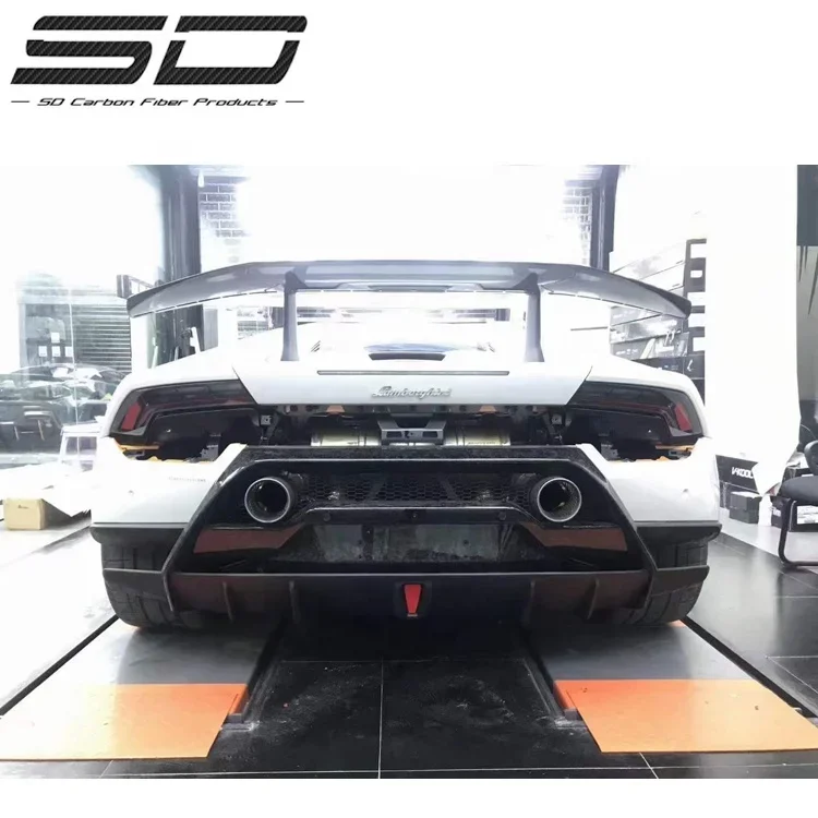 For Lamborghini huracan lp610/lp580 rear cover & rear wing upgrade lp640 performante style