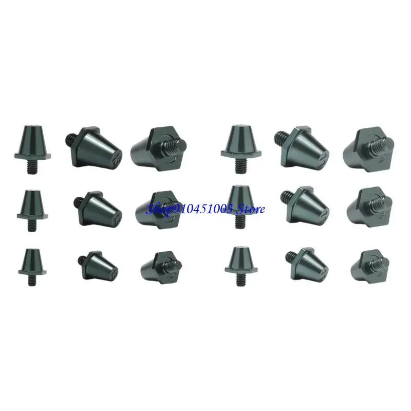 77HC 12 pezzi tacchetti ricambio per tacchetti da calcio in alluminio tacchetti per scarpe da calcio con tacchetti chiodati