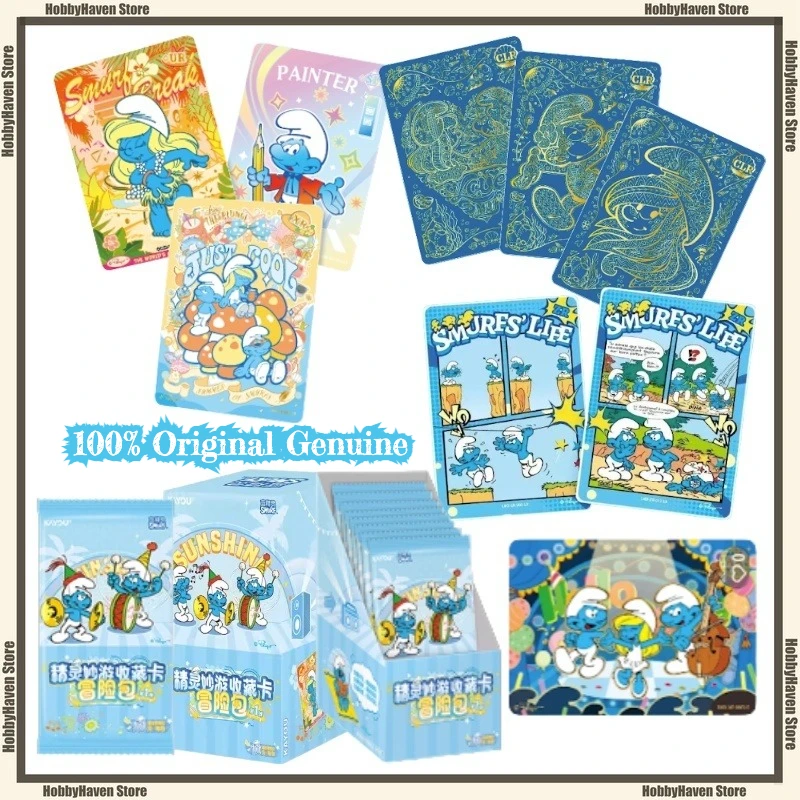 

В наличии Карточная игра Smurfs Magic Game Collection Card Adventure Pack Первая официальная коллекция периферийных карт в подарок