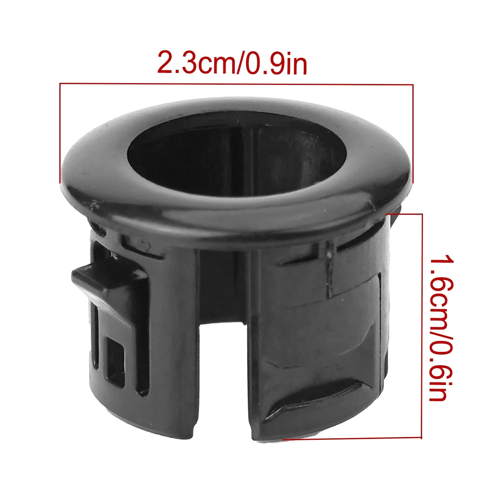 1x Parking Sensor Retainer Bracket Bracket Holder For H 50h 2.4L L4 2010-2012 Black ABS Plastic Universal Car Bracket Mounts