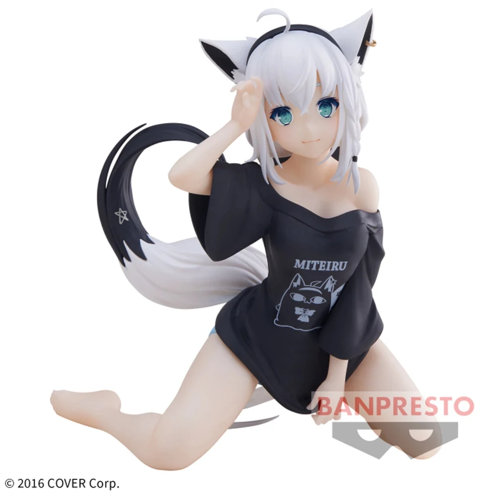 In Stock Banpresto Relax Time Anime Hololive If Shirakami Fubuki Yozora Mel Akai Haato Ookami Mio Figure Model Boxed Toy
