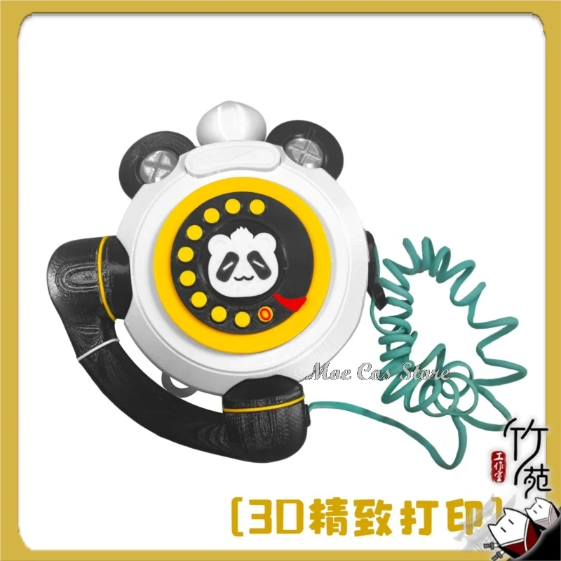 Moe Cos Store ZZZ Dialyn Cosplay Accessories Women Panda Girls Outfits Decors Zenless Zone Zero Halloween Cute Earring Prop