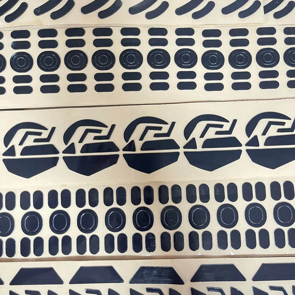 1 مجموعات جديدة قدم الماوس الزلاجات منصات ل لوجيتك G102 G103 G903 G402 G502 G900 G604 M350 ماوس أسود أبيض المضادة للانزلاق ملصق #2