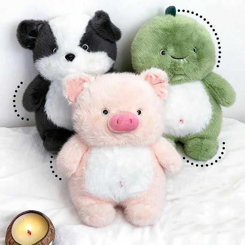 

Cute Animal Tabletop Doll Plush Toy Pink Piglet Girls' Holiday Gift
