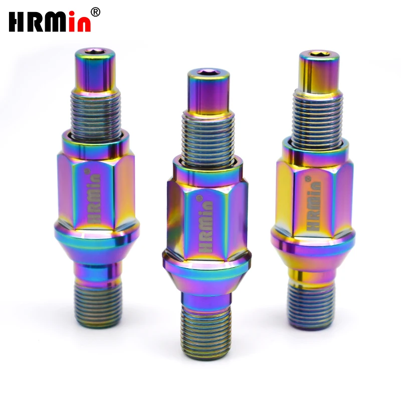 

Комплекты титановых колесных гаек HRMin Gr.5, титановые гайки класса 10.9, M14*1.25 для BMW, MINI, Rolls-Royce и других.