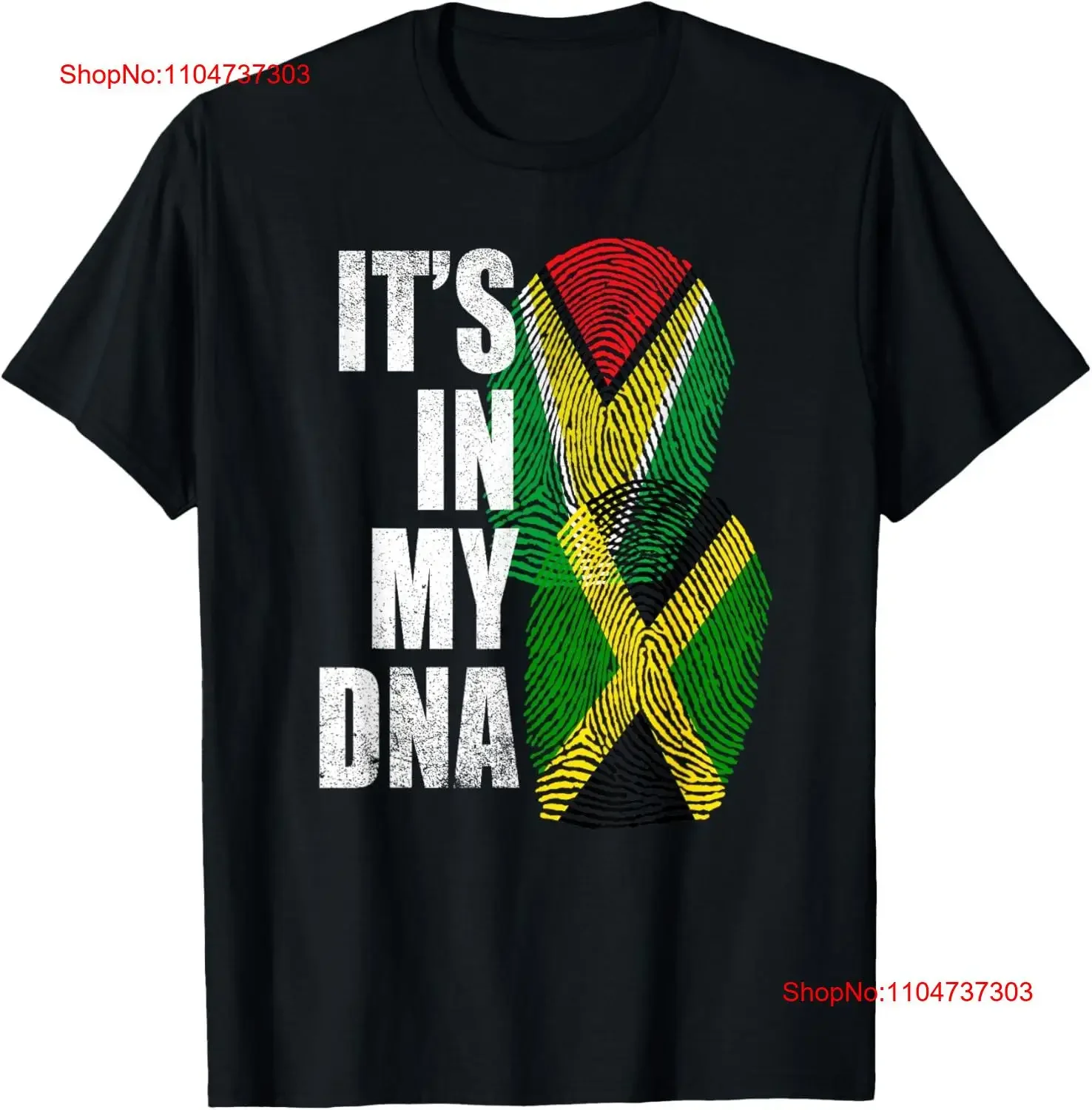 

Гаяньский флаг Ямайки Гайана Ямайка Микс ДНК футболка винтажная стираная модная слегка удобная универсальная дышащая стильная футболка