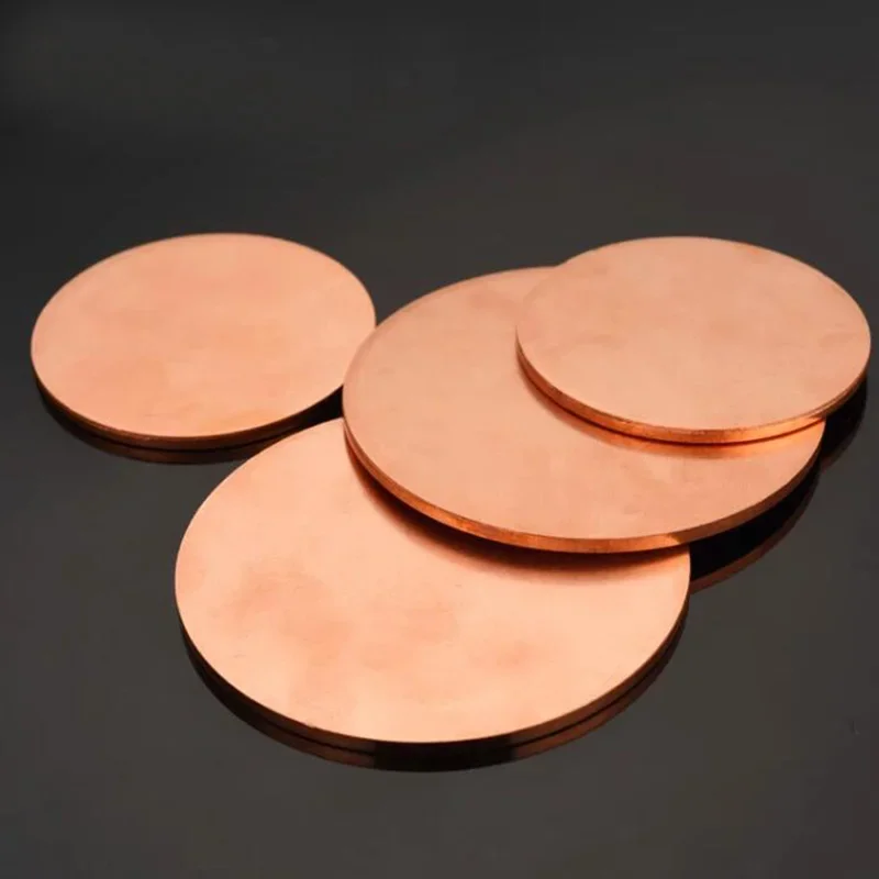 Pure Copper Round Plate Sheet 10mm 20mm 30mm 40mm 50mm 60mm 80mm 90mm 100mm 150mm 200mm