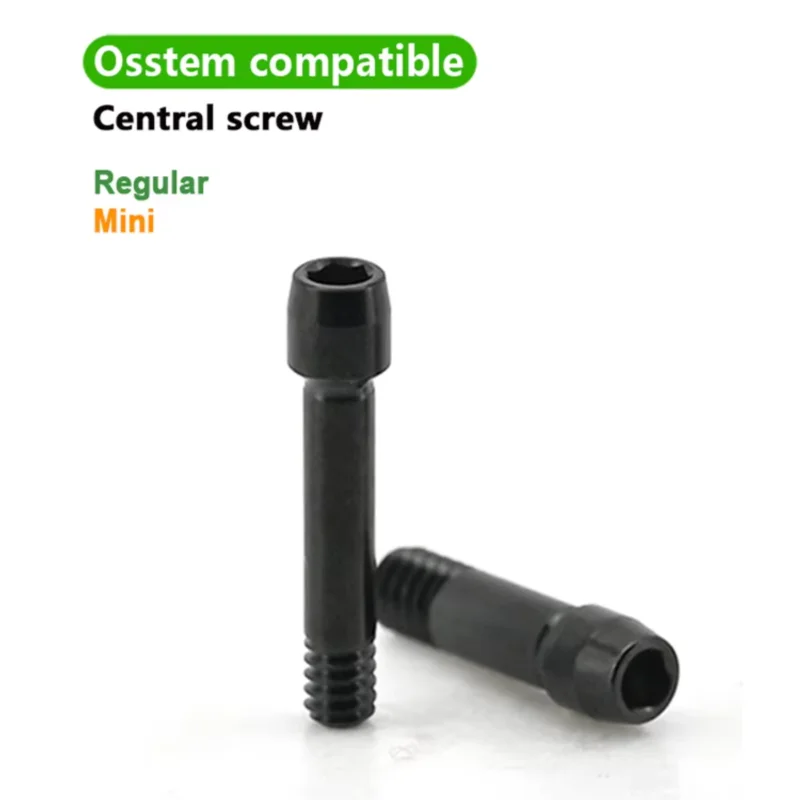 Dentistry Parts OEM ODM Osstem Compatible Ti Abutment Screws Internal Hex Titanium Screw Dental Implant Component Grade 5