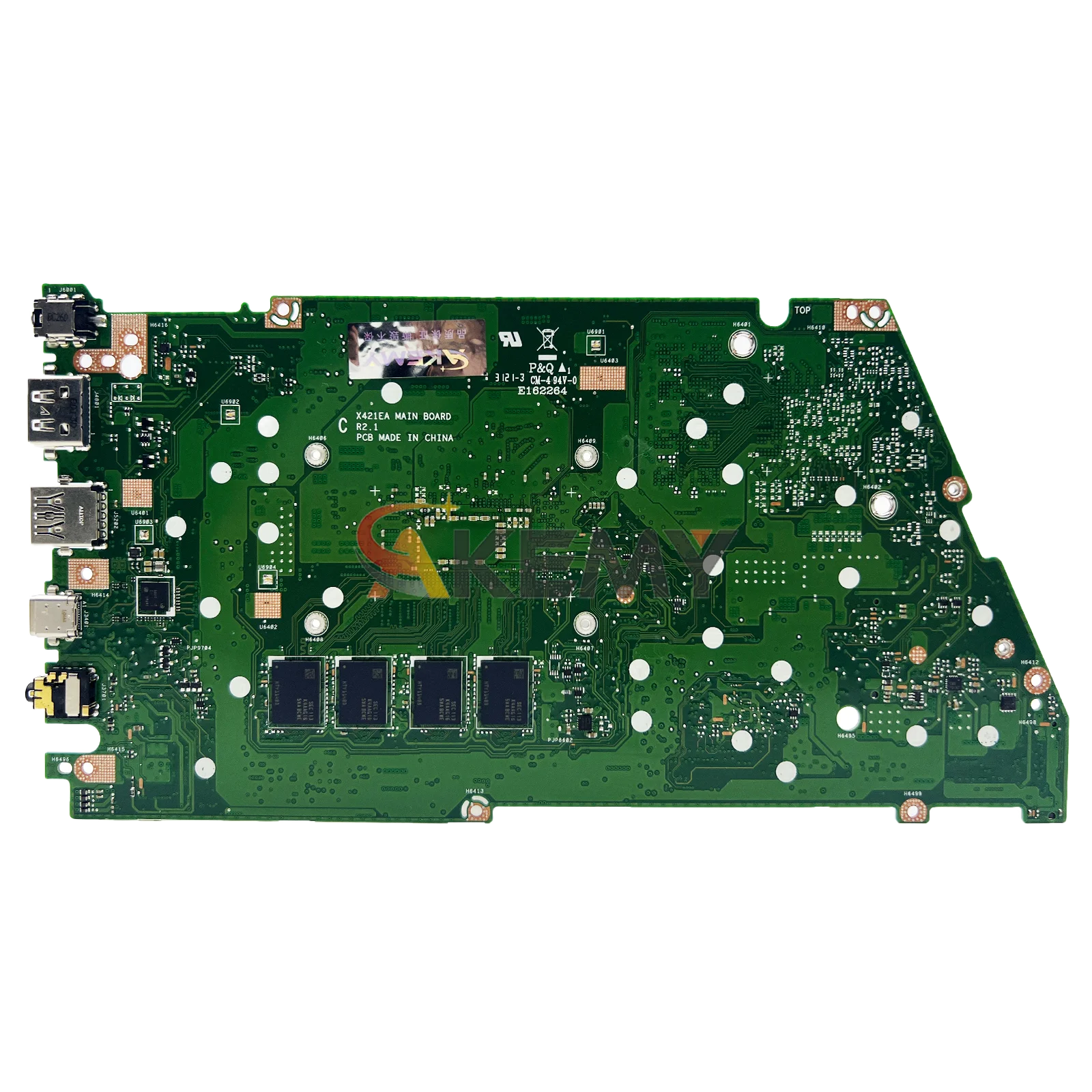 X521EA 노트북 마더보드, ASUS K533E S533E X521EPY R521E I521E X521E X521EQYB X521EQY V533E 메인보드 (11세대 I3 i5 i7 지원)