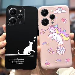 For Xiaomi Redmi 12 Case Cute Cartoon Cover Soft Silicone Phone Cases For Xiaomi Redmi 12 Redmi12 Back Cover Coque 6.79'' Bumper