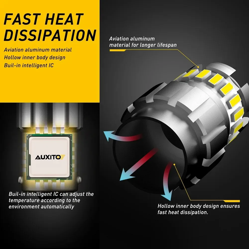 2 قطعة 1200LM Canbus T15 P21W 1156 BA15S LED لمبة لسكودا سوبيرب اوكتافيا 2 2011 2012 2013 كيا ريو النهار تشغيل ضوء DRL مصباح