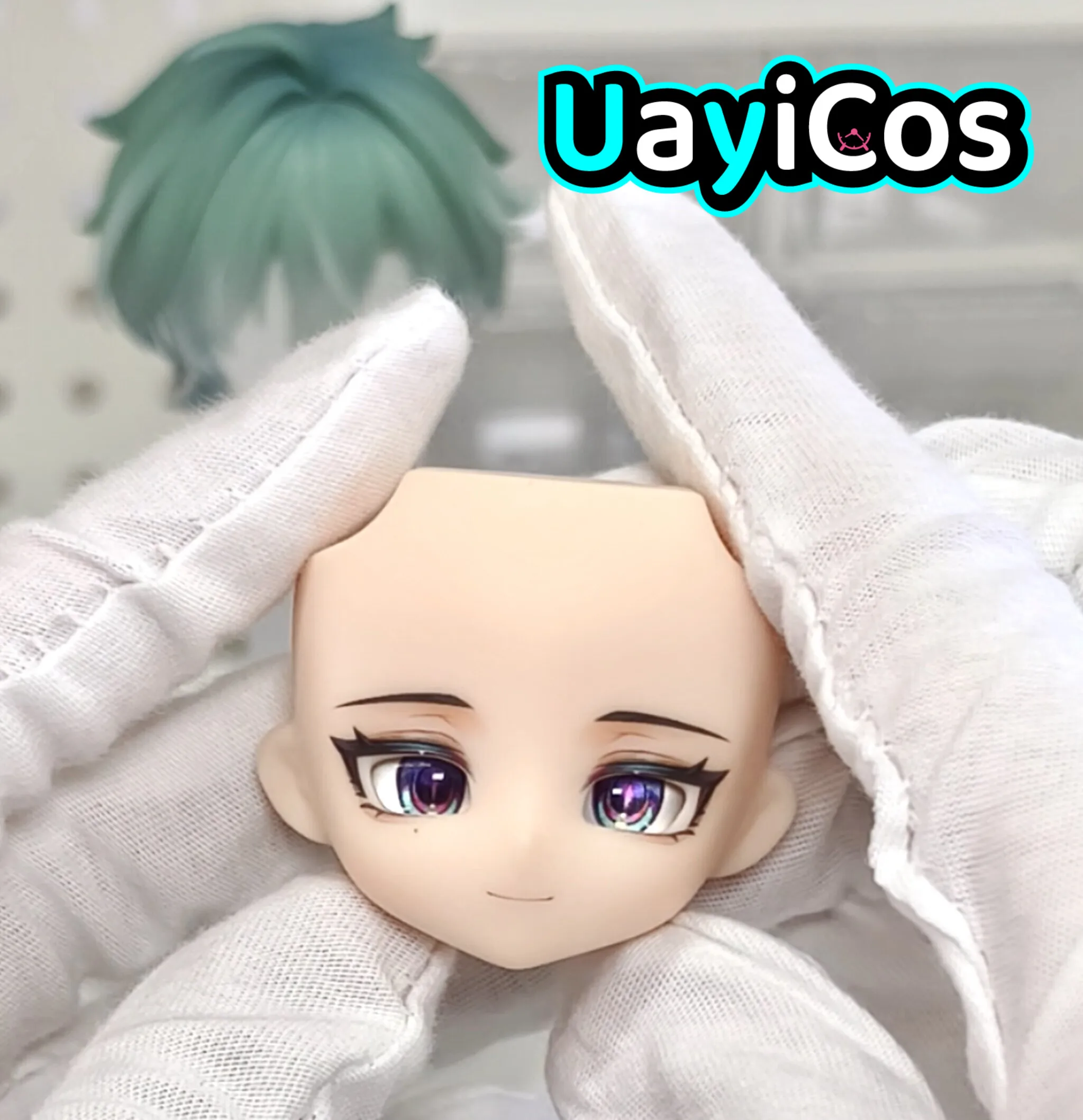 In Stock Genshin Impact Lohen Ob11 GSC Faceplates Water Sticker Open Eye Face BJD Doll Accessories  Anime Game Toy Gifts Cosplay