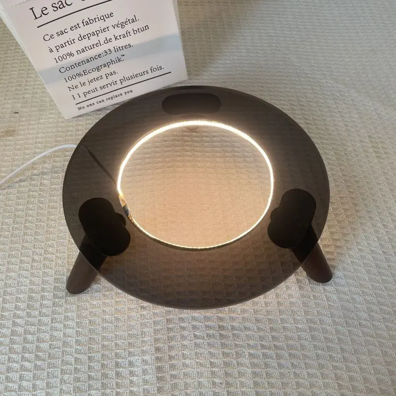 

Audio bracket for glazed 2/3/4 crystal 4th generation walnut solid wood desktop audio bracket