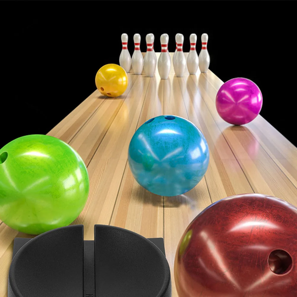 

2Pcs Sports Ball Rack Universal Plastic Bowling Ball Holder Gym Storage Organizer Durable Display Stand Sports Equipment Storage