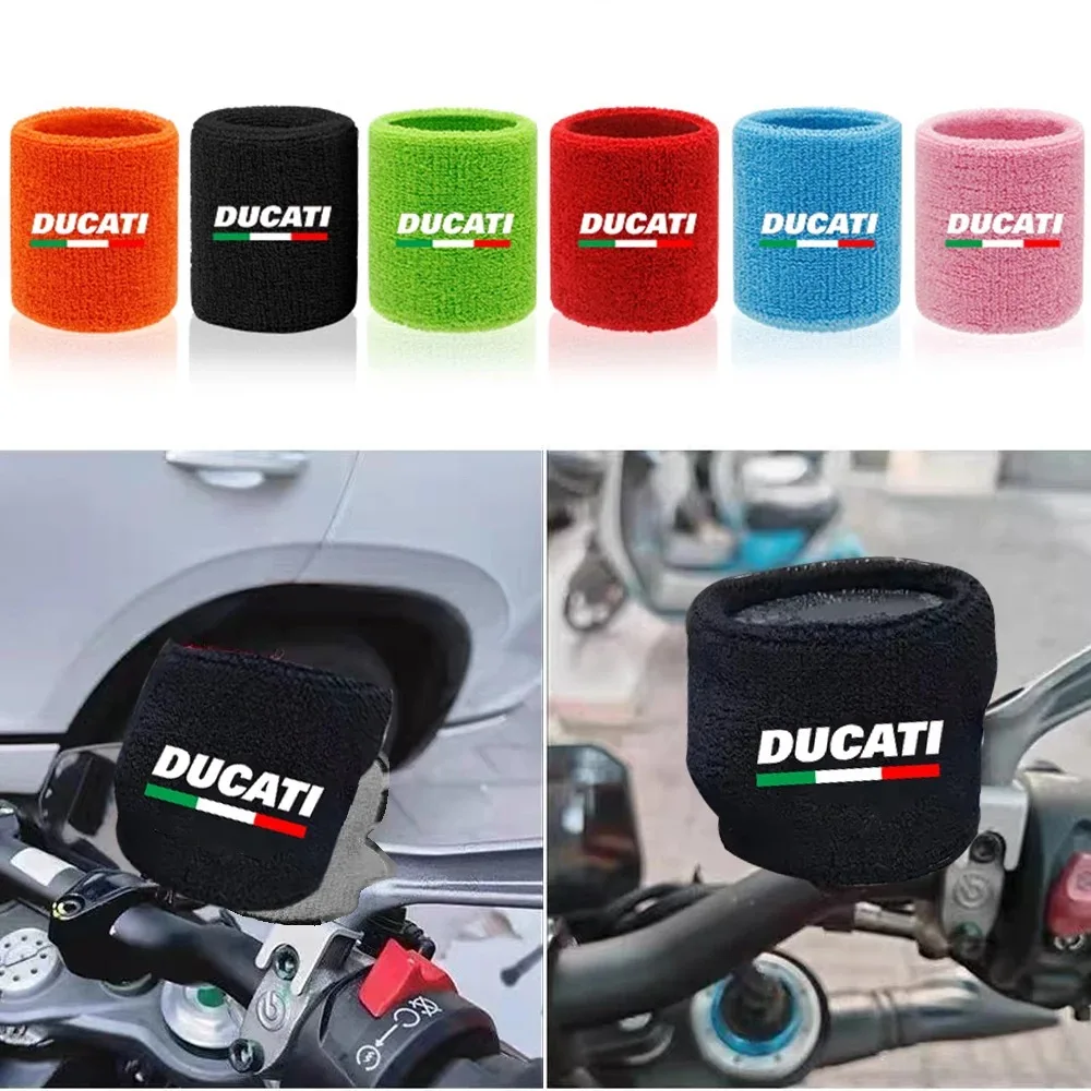 Funda protectora para depósito de aceite de freno y embrague de motocicleta, accesorios para DUCATI Monster Hypermotard 950 939 821 SP 1100 696