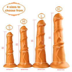 Super Long Animal Dildo para Mulheres, Enorme Cavalo Pênis, Dildos Anal, Masturbadores Femininos, Lésbicas e Gay, 9 in, 11 in, 12 in, 14 in