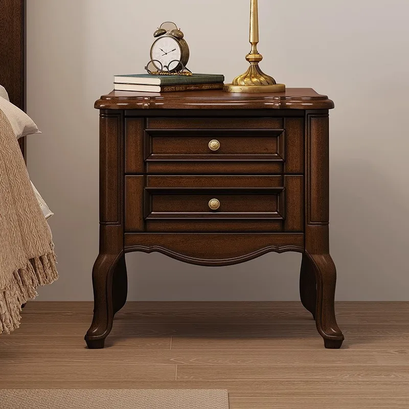 

Американская прикроватная тумбочка Прикроватная тумбочка из массива дерева Прикроватная тумбочка для спальни Маленький шкаф для хранения Бытовой шкафчик Маленький шкаф