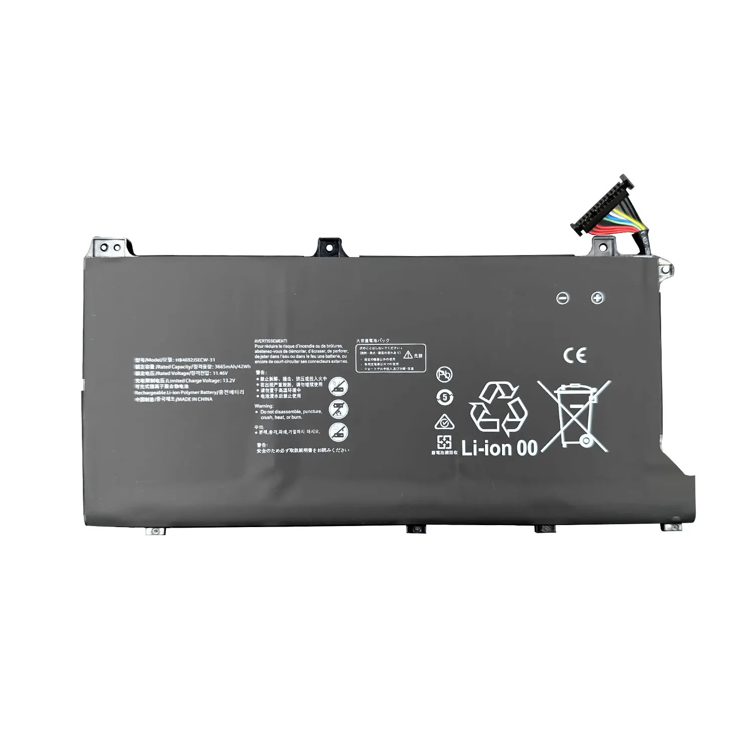 Imagem -05 - Dxt-bateria do Portátil para Huawei Matebook d 15 Hb4692j5ecw31 Bohl-wdq9hn Bob-wah9p Hnl-wfp9 Hnl-wfq9 42wh Novo 2023