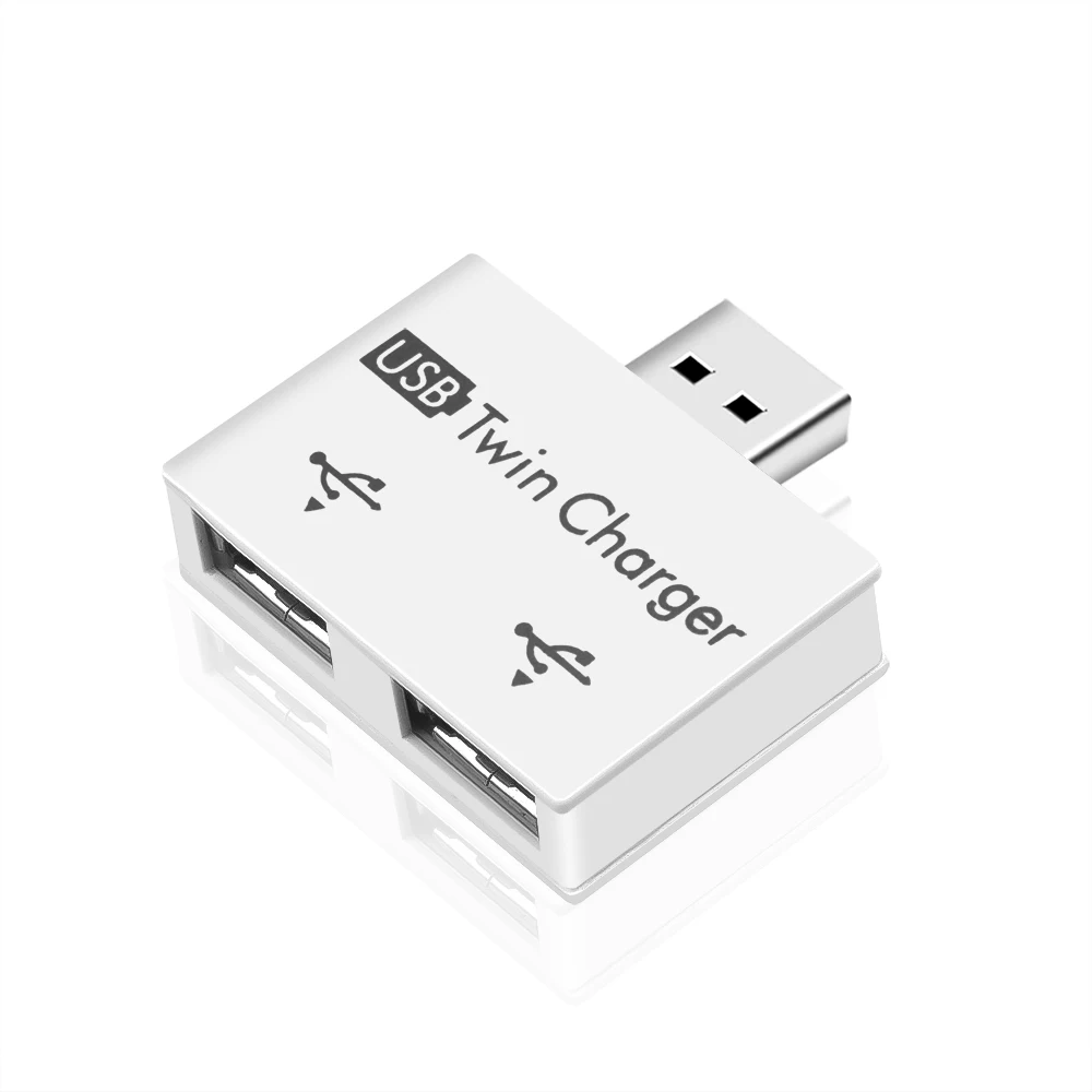 USB Splitter USB Male to Dual USB Female Laptop Mobile Phone Adapter Data Transfer Conventer Extension Connector