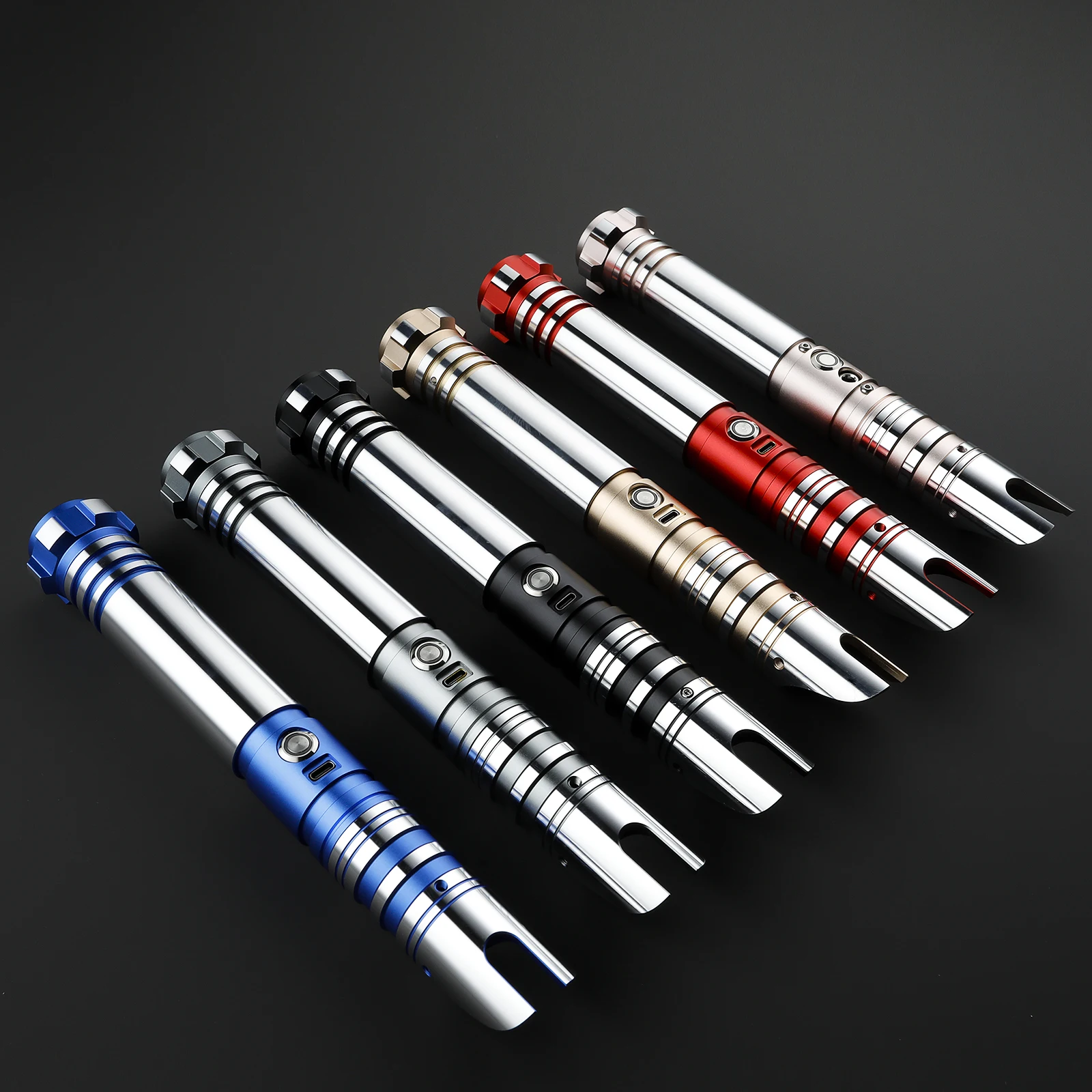 【SPECIAL DISCOUNT】Lightsaber Retail and【Wholesale】Empty hilt Force Jedi Heavy Dueling 16 Colors Change Cosplay Laser sword T