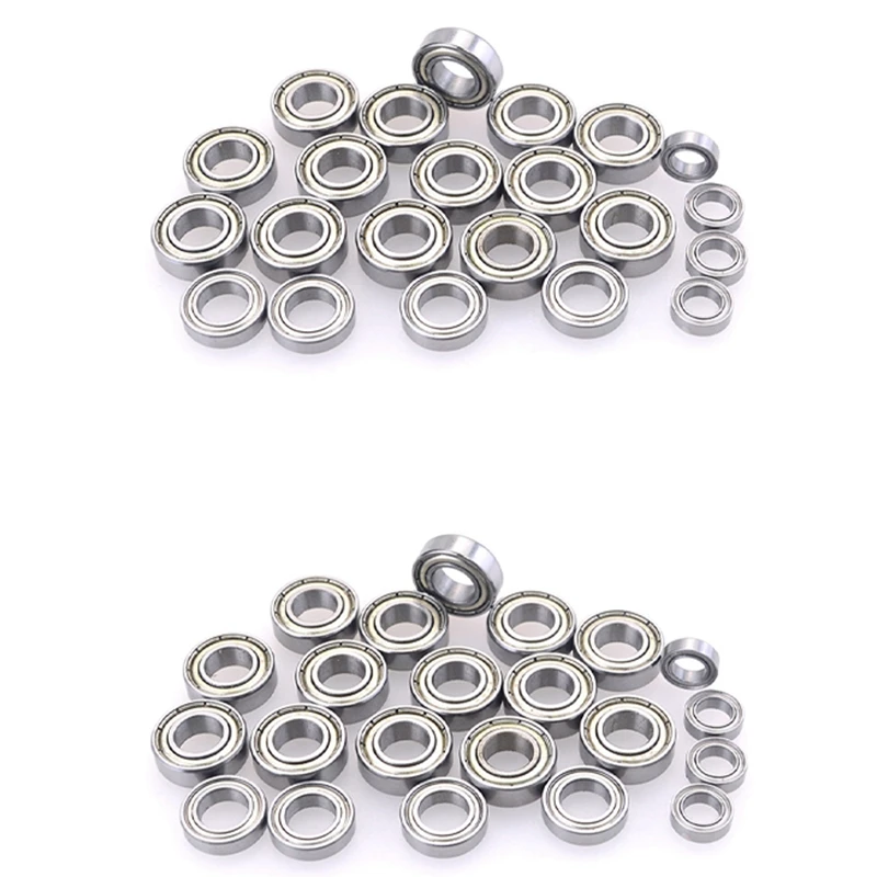 

28Pcs Metal Steel Ball Bearing 8109 For 1/8 ZD Racing 08423 08425 08426 08427 9020 9072 9116 9203 RC Car Upgrade Parts