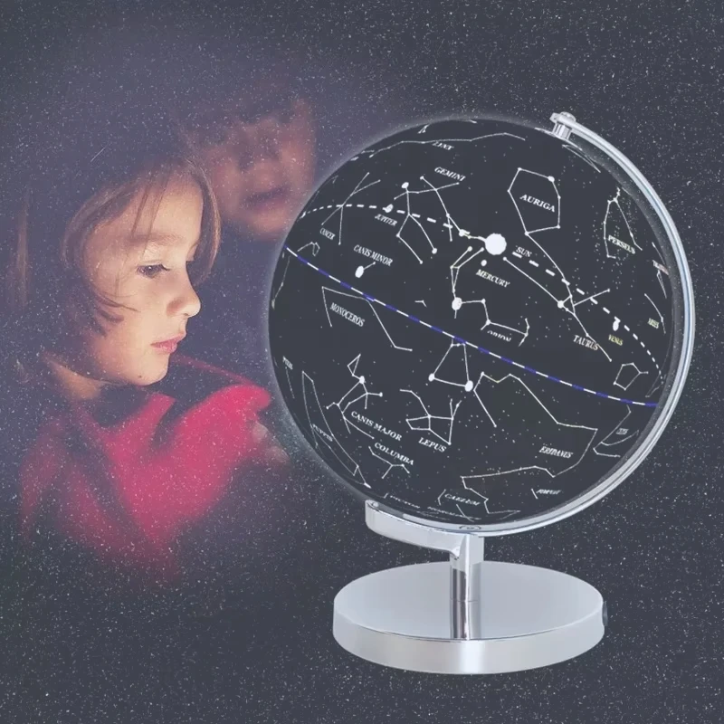 25 cm sterrenbeeld wereld Earth Globe met verlichting aardrijkskunde educatief speelgoed met standaard thuiskantoor cadeau schoolbenodigdheden
