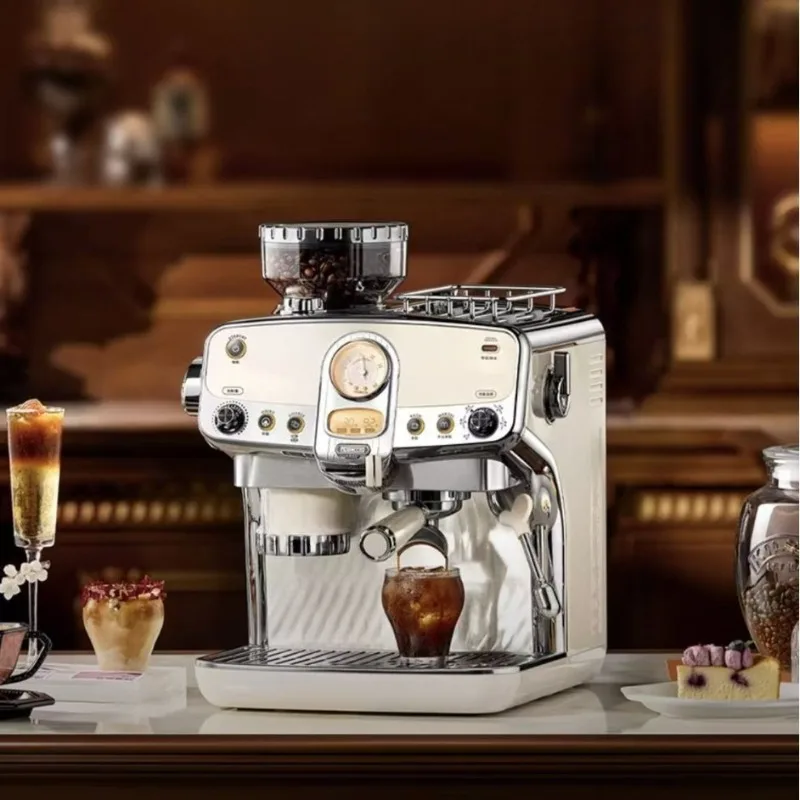 Coffee machine Italian semi-automatic grinding machine Cold brewing automatic temperature setting Small