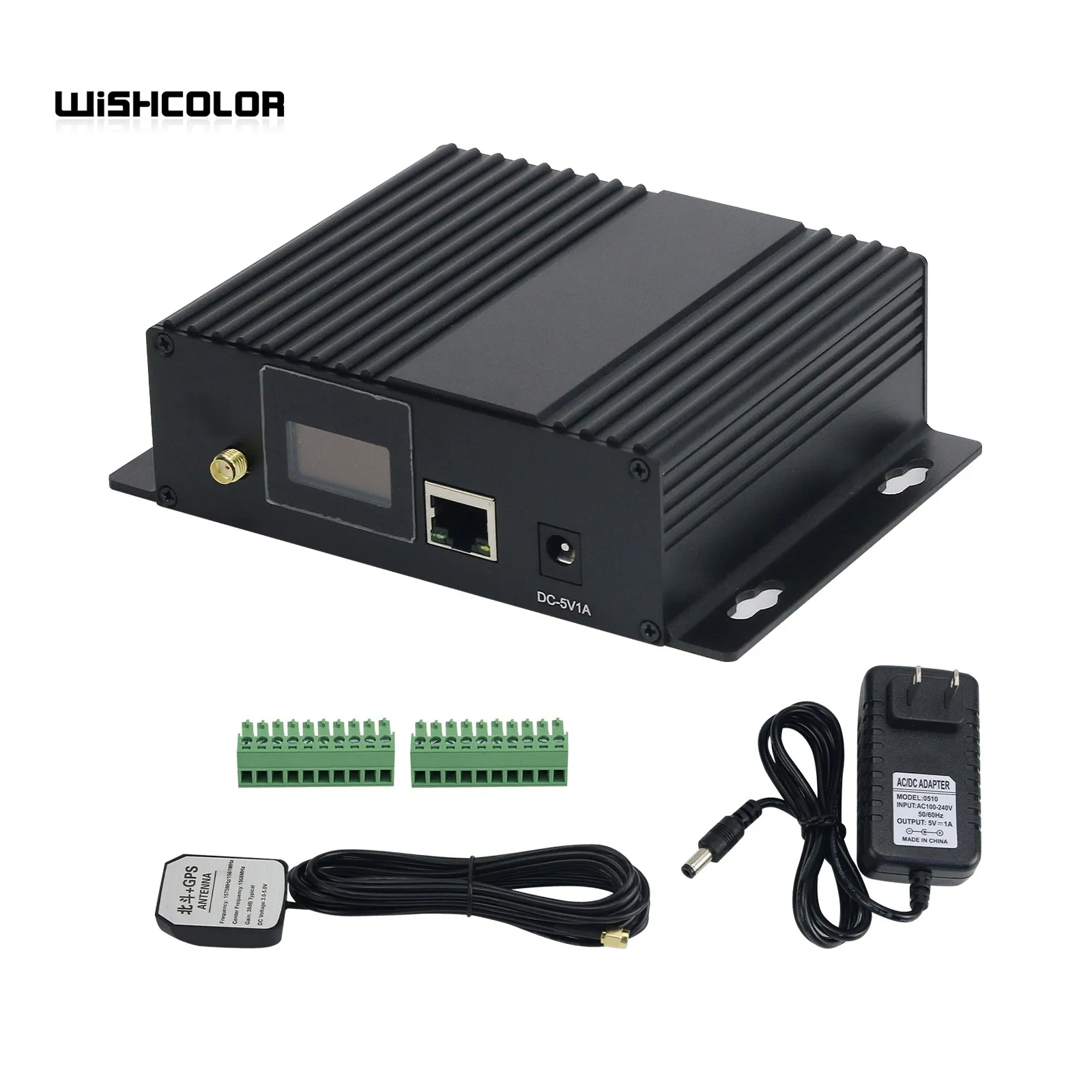 Wishcolor TS01 Network Time Server NTP Server for Beidou GPS GLONASS Clock Synchronization Network Timing