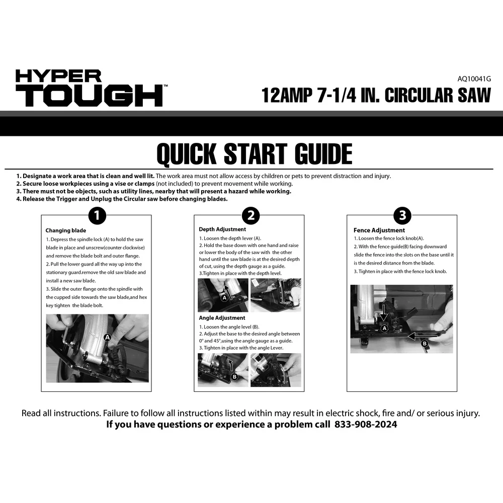 

12-амперная проводная циркулярная пила 7-1/4 дюйма, регулируемое коническое лезвие, рыхлый забор, компактный дизайн, металлическая защита лезвия, инструмент для улучшения дома