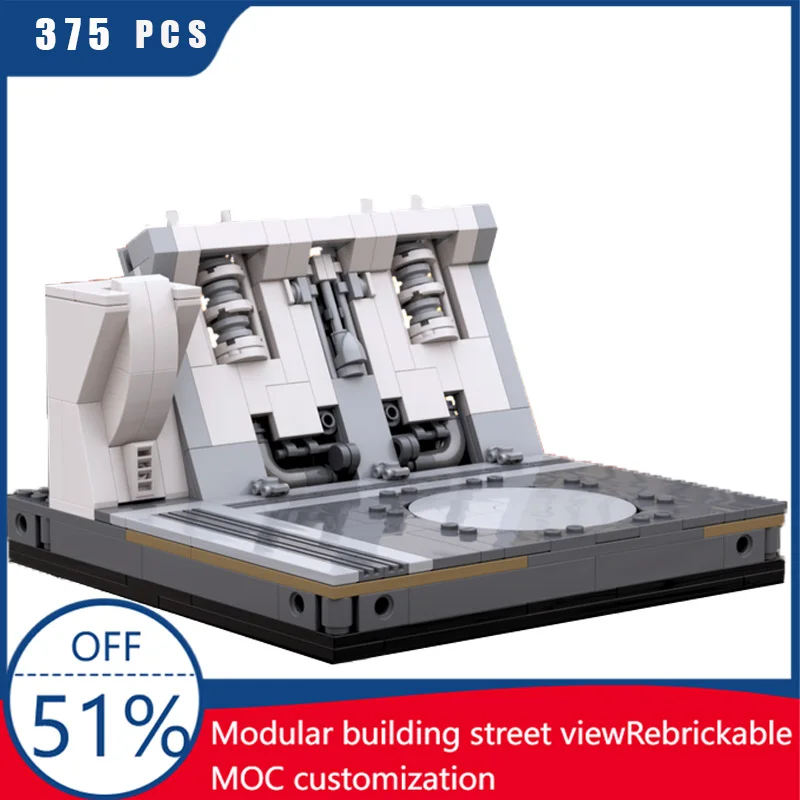 

375 Parts Star Battle Series MOC Creative Building Blocks Model Educational DIY Assembly Display Toy For Children Birthday Gift