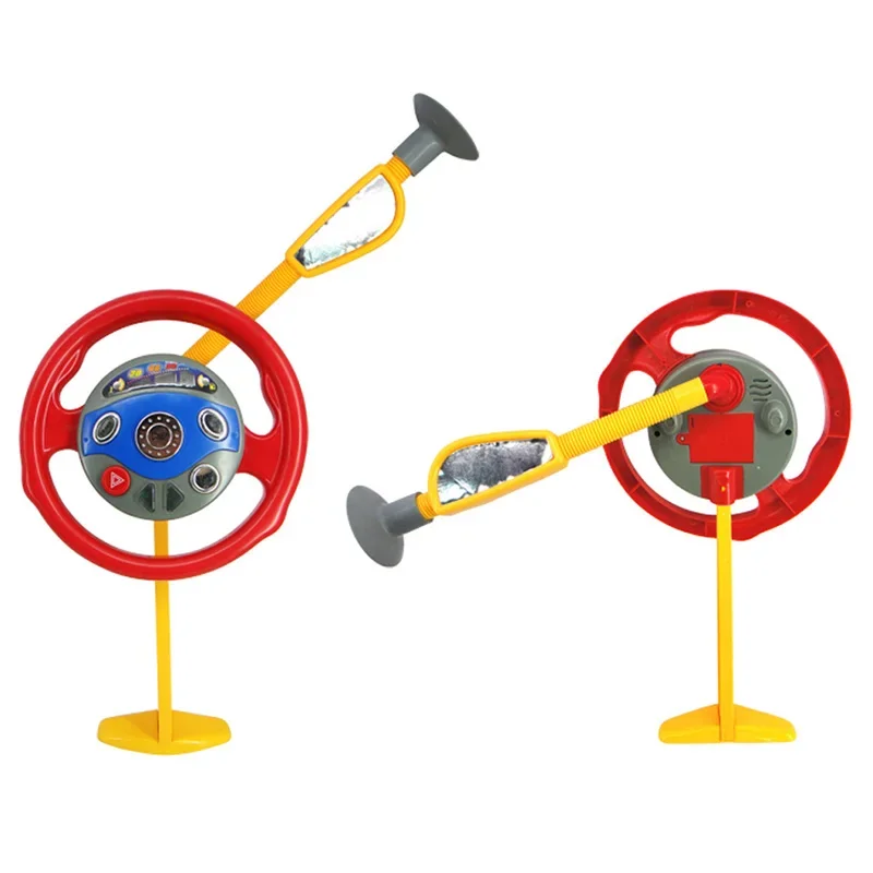 

[Secure Suction] Electronic Wheel Toy - Early Edu Music+LED Lights, Age 3-12Travel Companion
