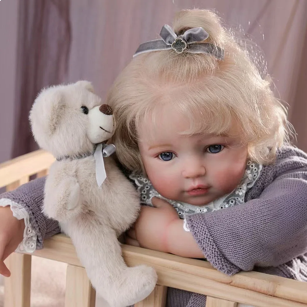 26 inch Cloth Body Reborn Baby Doll Realistic Infant Doll Educational Toy for Kids