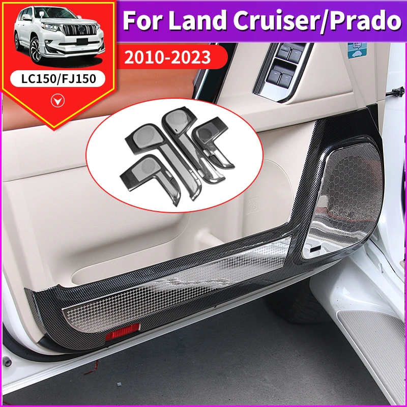 Car Door Previous Scratches Horn Protective Cover for Toyota Land Cruiser Prado 150 Lc150 Fj150 Interior Decoration Accessories