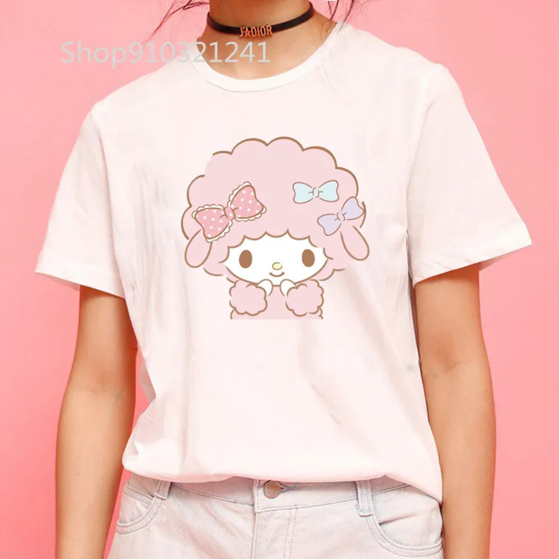 Mijn Lieve Piano T-Shirts Bedrukt Kawaii Dames T-Shirt Met Korte Mouwen Vrouwelijke Tops Grafische Schattige T-Shirts Harajuku Vintage Shirts