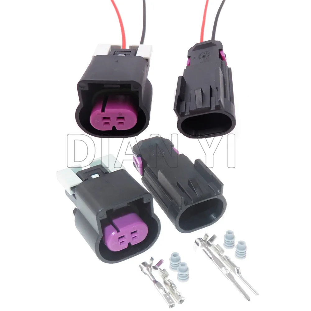 

1 Set 2 Way AC Assembly 15326801 13510099 13510085 Car Oil Pump Wire Socket With Cables Auto Modification Connector Parts
