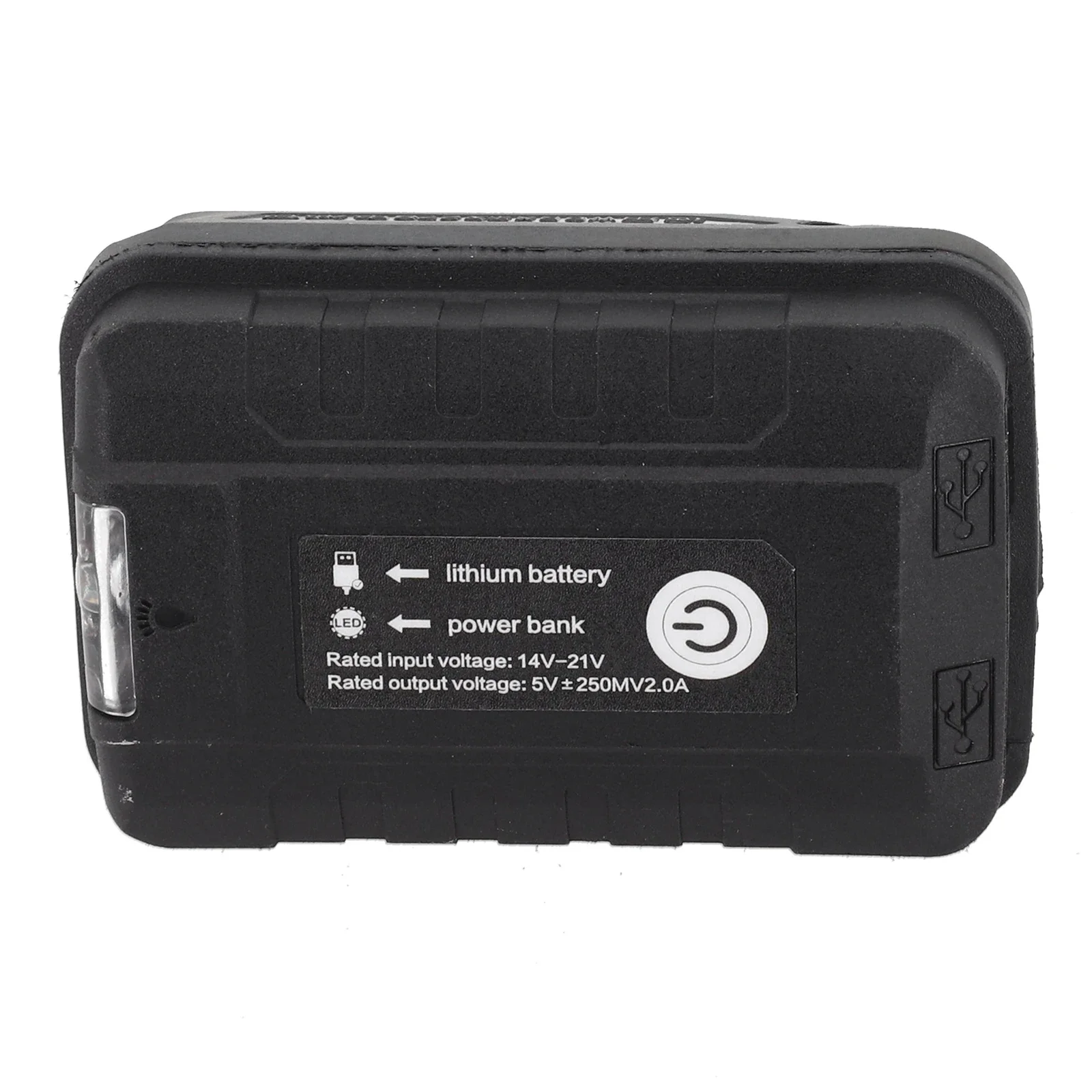 20V Battery Adapter Dual USB Adapter High-voltage Protection Over-current Protection Power Source With Over-current Protection