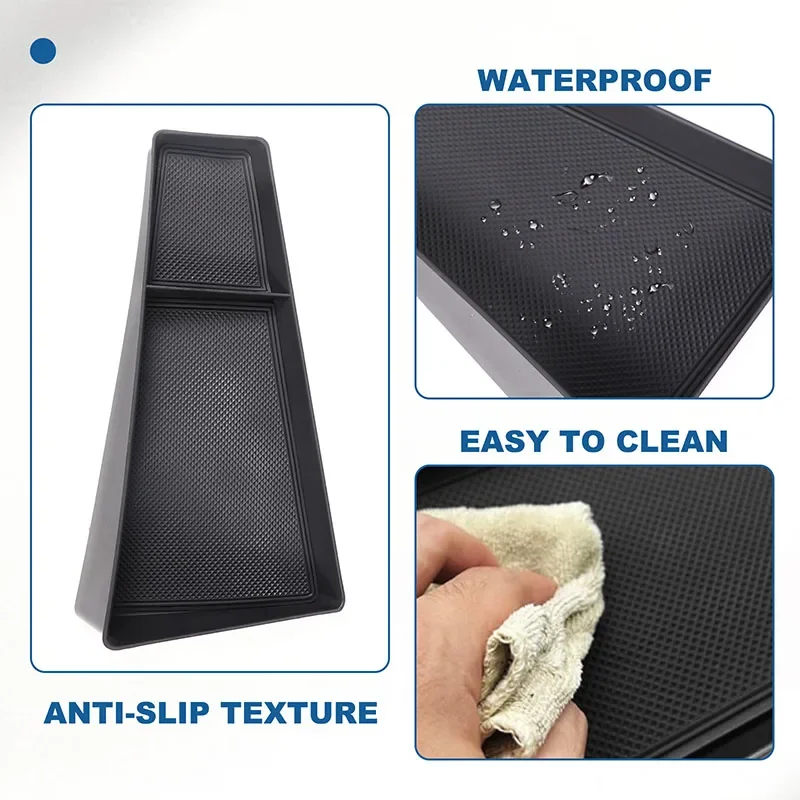 لسيارات BMW 5 Series G60 2024 2025 + لوحة سيارة الملاحة شاشة صندوق تخزين علبة المفاتيح الهاتف المحمول درج منظم الملحقات