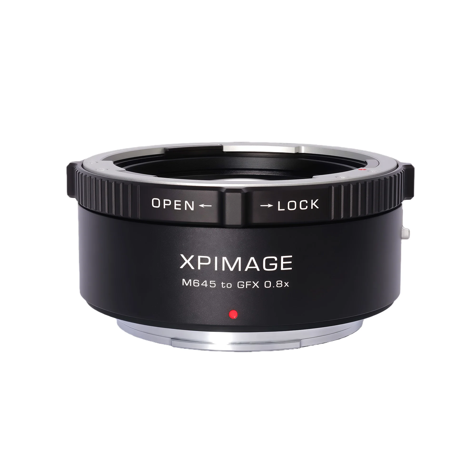 XPIMAGE Speed Booster 0.8X Optical Focal Reducer Adapter Compatible with Mamiya 645 Lenses to Fujifilm GFX Cameras GFX50 GFX100