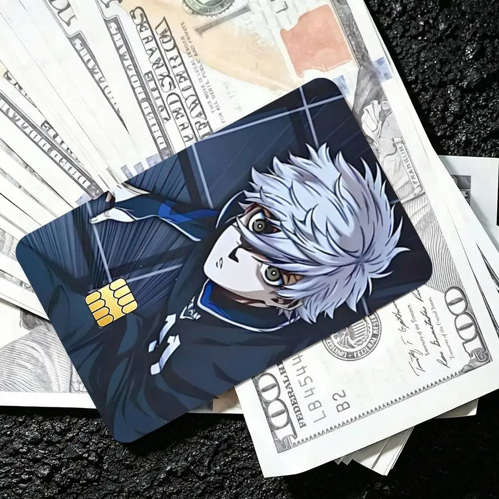 AAA B-BLUE LOCKS S-Seishiro Nagi Credit Card HD Stickers Premium matte film effectively prevents fingerprints and daily abrasion