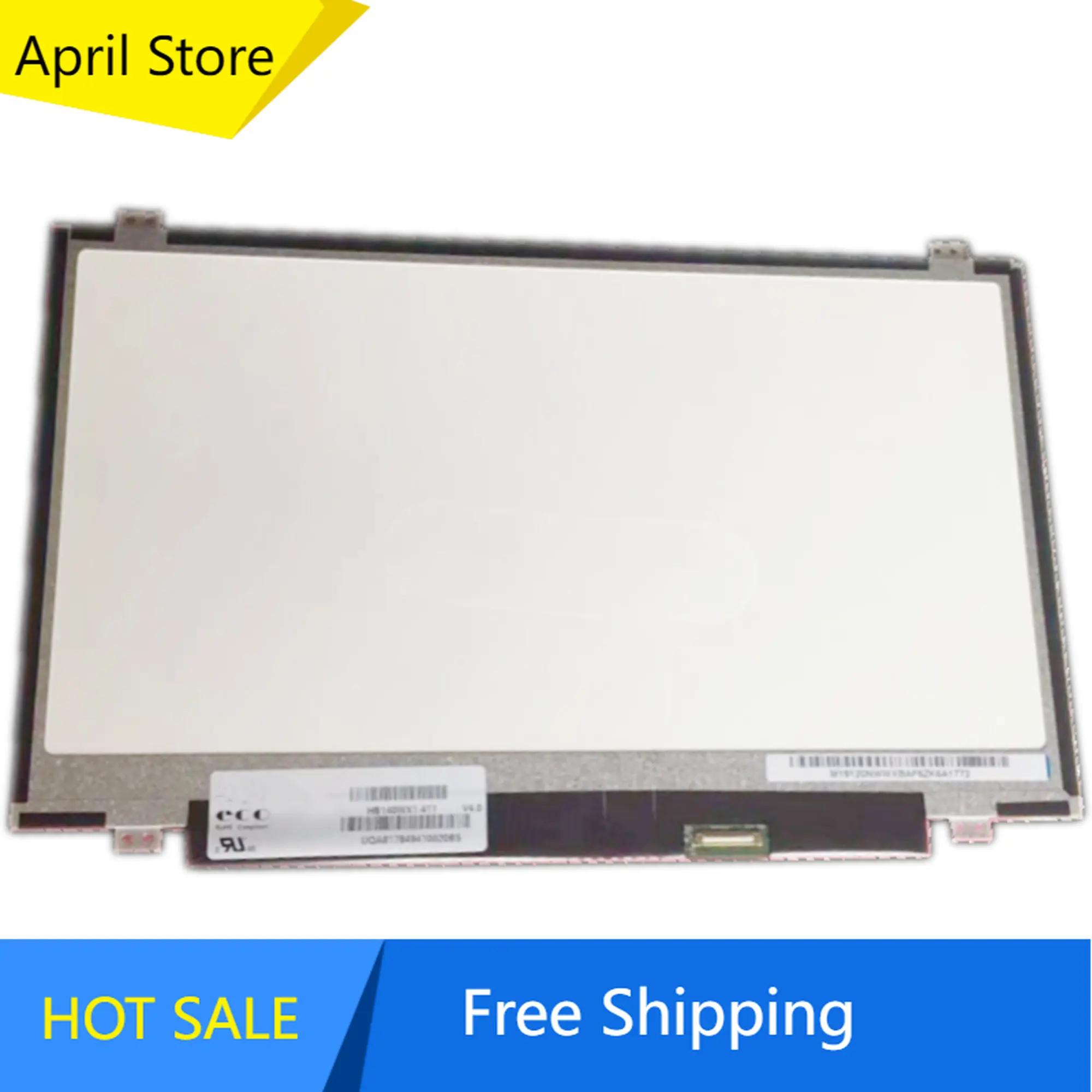 HB140WX1-411 HB140WX1 411 14.0'' Laptop LCD Screen Panel Matrix 1366*768 EDP 30 Pins No-touch