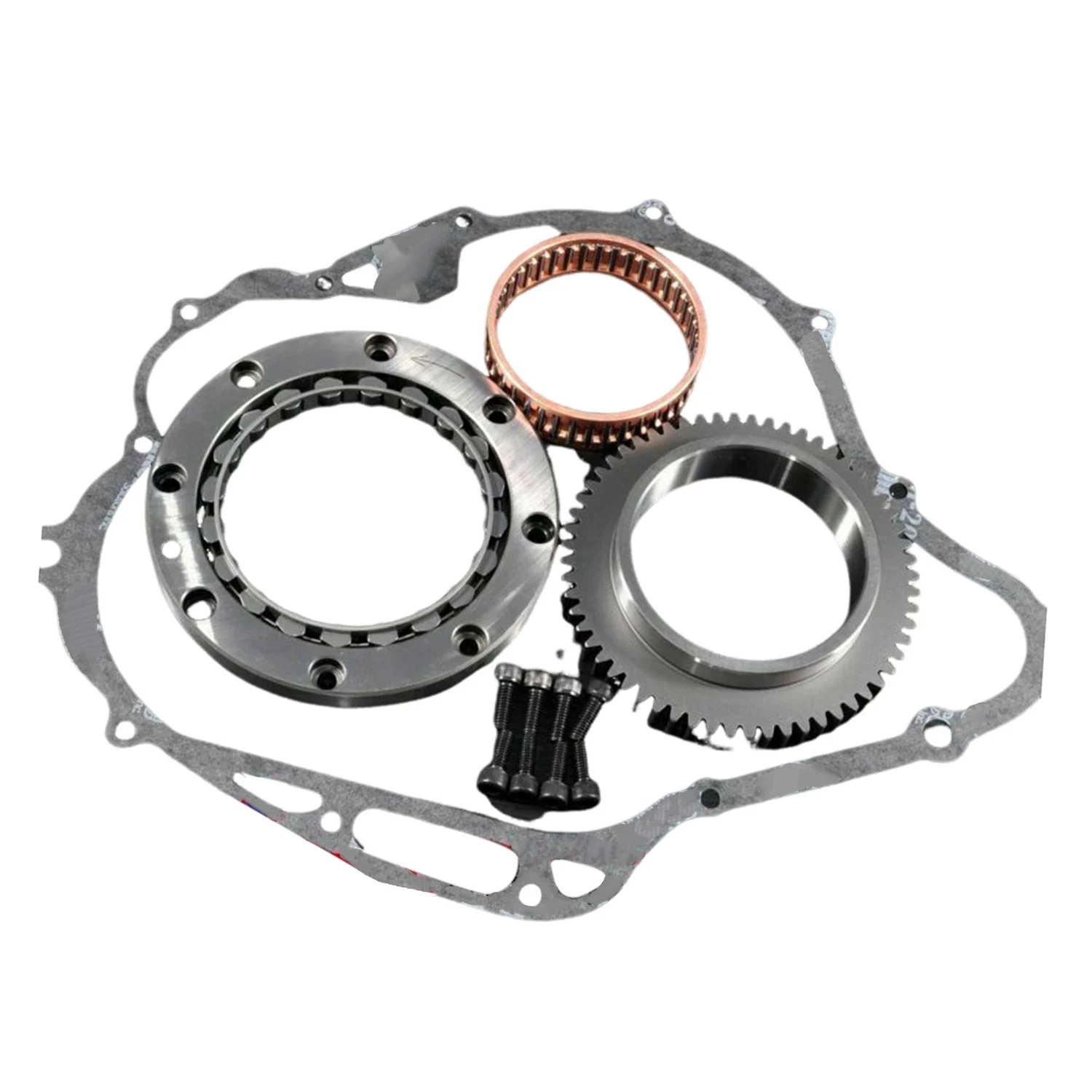 for Yamaha V Star 1100 1999-2009 5EL-15590-00-00 99999-03908-00 Update Big Roller Starter Clutch Damper Kits
