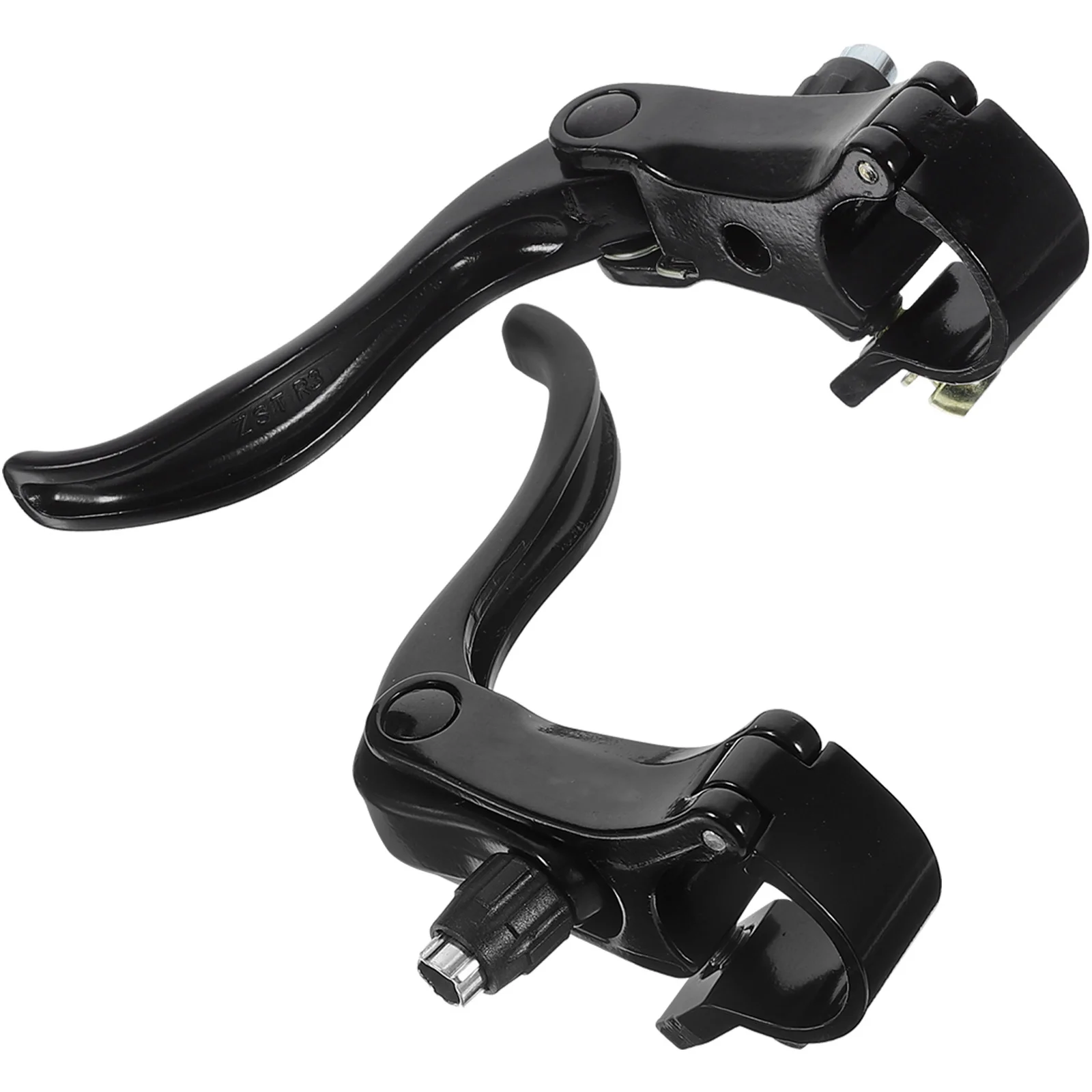 

1 Pair Brake Levers Fixed Gear Bike Handle High Hardness Aluminum Alloy 22.2Mm 24Mm Black Lightweight Durable Brake Lever For