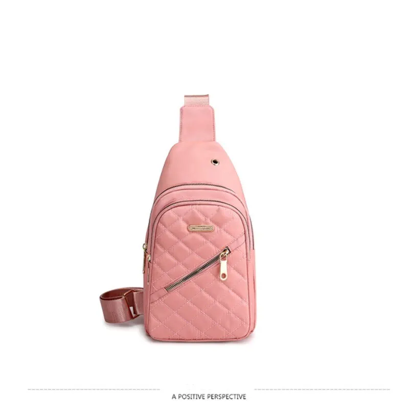 Mochila bordada de tejido compuesto para mujer, bolso de hombro de ocio, pecho cruzado, superventas