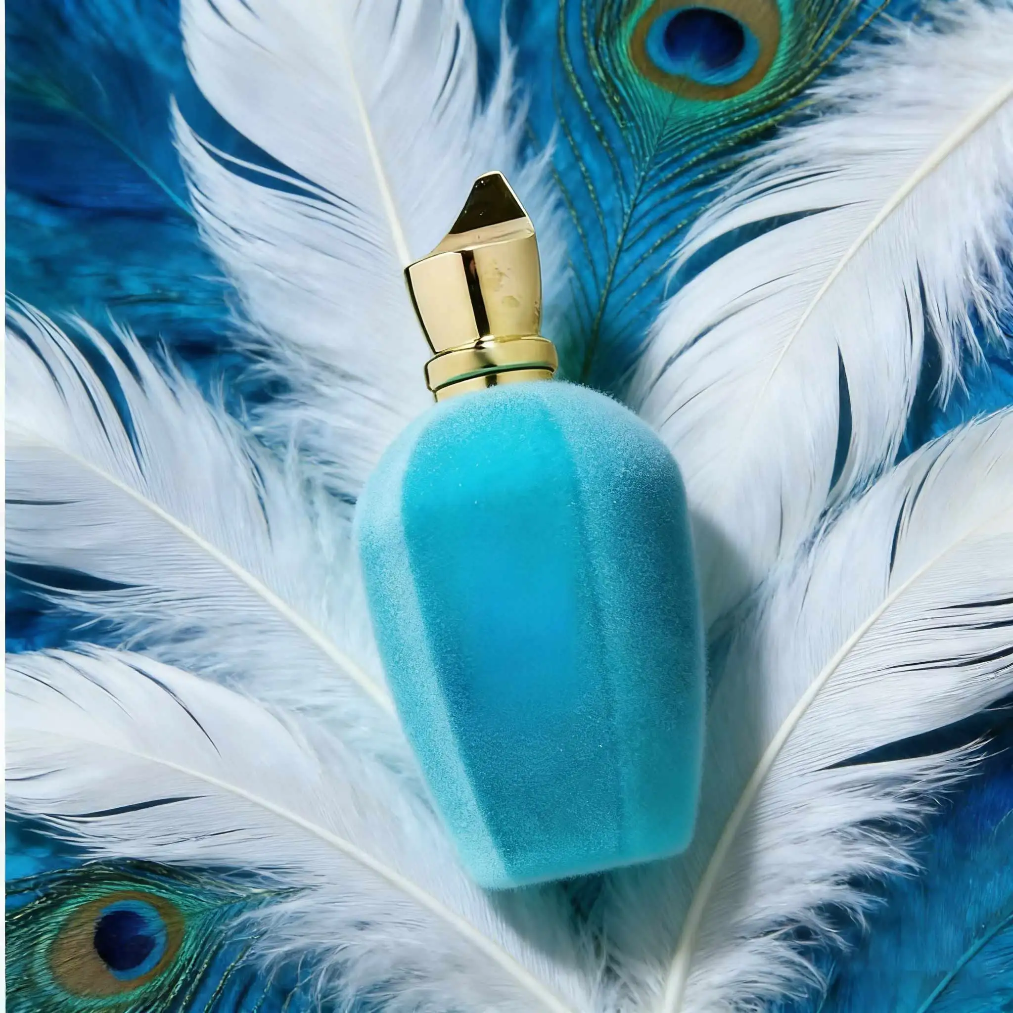 Perfume FXerjoff Erba Pura | Cuerpo de botella azul verdoso de lujo, delicada fragancia floral, para hombres y mujeres, la mejor opción de regalo