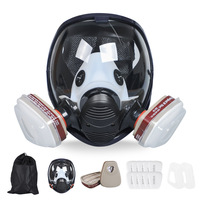 Chemical Gas Mask 6800 Dust Respirator Anti-Fog Full Face Mask Filter For Industrial Acid Gas, Welding Spray Paint Insecticide