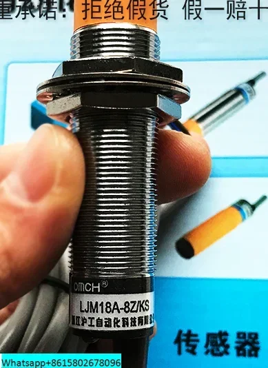 

10pcs Authentic Shanghai Industrial Inductive Proximity Switch LJM18A-8Z/KS Sensor M18 DC LJM18A-8Z/HS